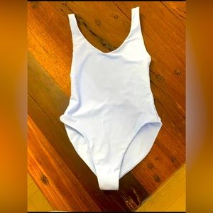 New!- Sky Blue Jade One Piece Swimsuit- Size Large